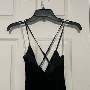 Black Velvet Teeze Me Prom Dress